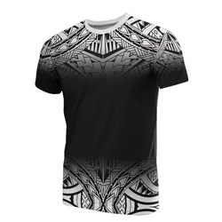 Polynesian T shirt - Polynesian Tattoo Fog Style