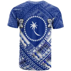 Chuuk Polynesian T Shirts - Chuuk Flag Camisole Hibiscus Style