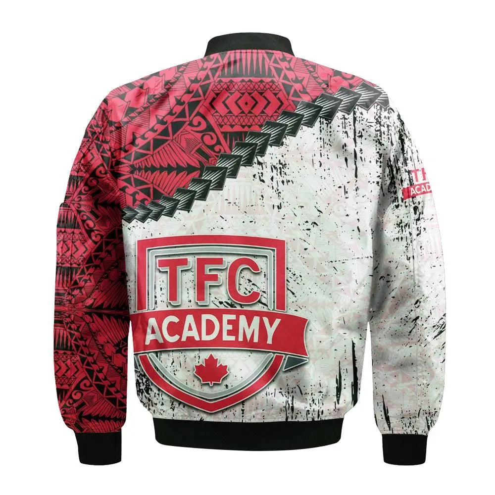 TFC Academy Bomber Jacket Grunge Polynesian Tattoo - CA SOCCER