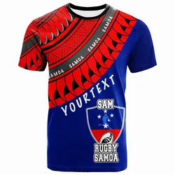 Alohawaii T-Shirt - Tee Samoa Custom Personalised - Samoa Rugby Fan - BN20