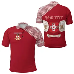 (Custom Personalised) Kolisi Tonga Polo Shirt Mate Maa Tonga Rugby Old Boys