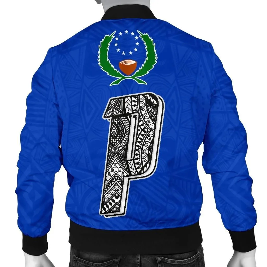 Alohawaii Jacket - Bomber Jacket Pohnpei Flag Micronesian Pattern - BN09