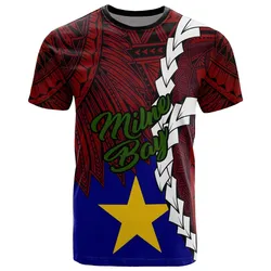 Papua New Guinea Milne Bay Province Polynesian T-Shirt - Tribal Wave Tattoo