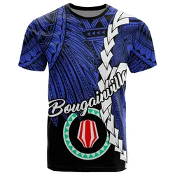 Papua New Guinea Autonomous Region of Bougainville Province Polynesian T-Shirt - Tribal Wave Tattoo - BN12