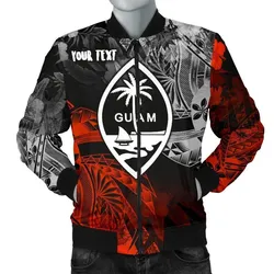Guam Polynesian Personalised Mens Bomber Jacket - Vintage Polynesian
