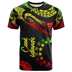 Cook Islands Polynesian T-Shirt - Poly Tattoo Reggae Version