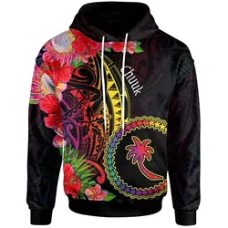 Chuuk State Hoodie - Tropical Hippie Style