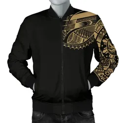 Alohawaii Jacket - Bomber Jacket Polynesian Chest Tattoo A7