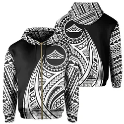 Hawaii Mauna Kea Polynesian Zip Up Tattoo Style White Ah Unisex 3D Zip Hoodie All Over Print Hrbhd