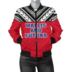 Wallis And Futuna Womens Bomber Jacket