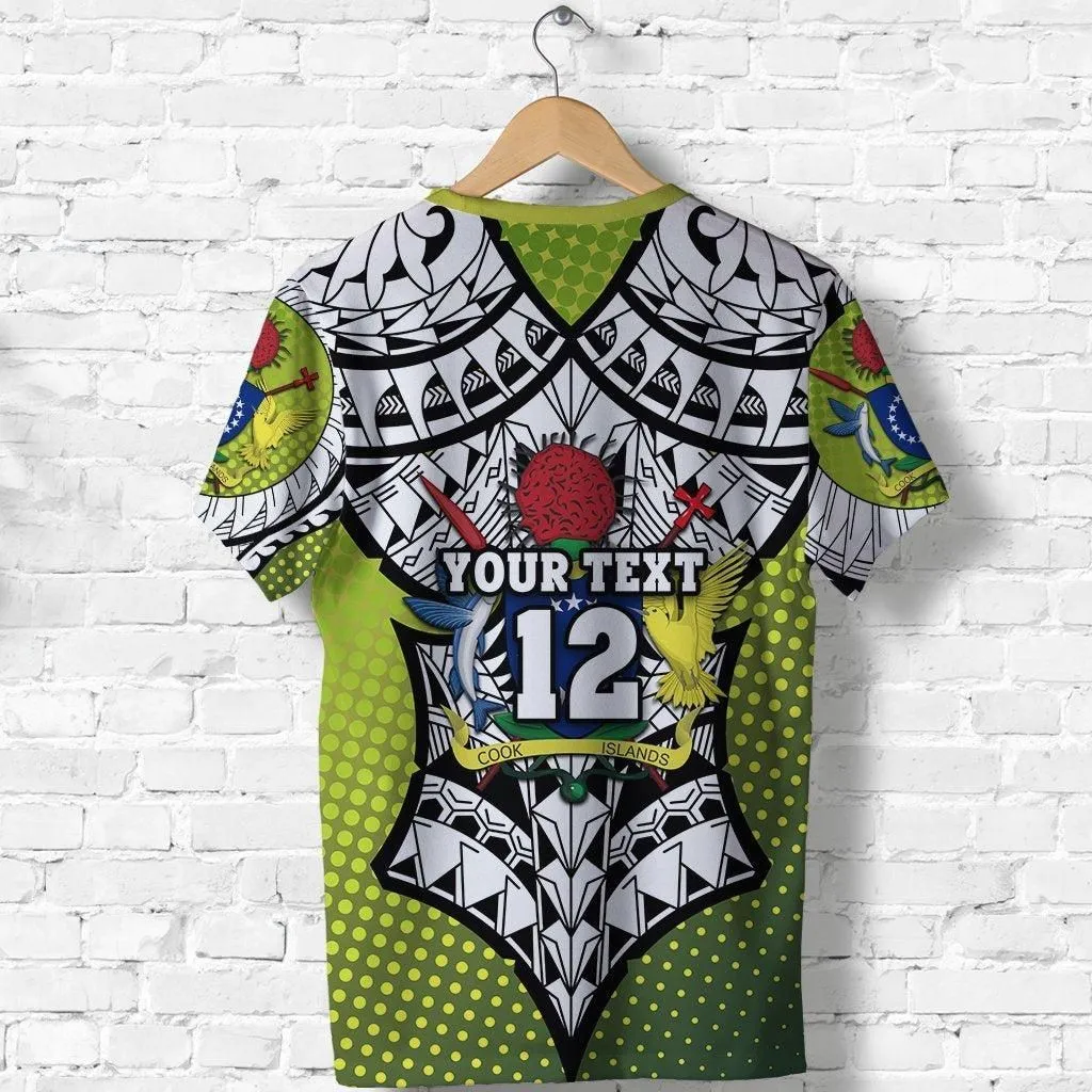 (Custom Personalised) Cook Islands Rugby T Shirt Version Special