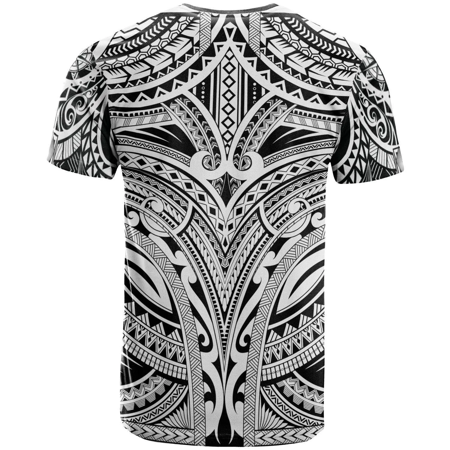 Hawaii T-Shirt - Coat of Arm Hawaii & Polynesian Tattoo