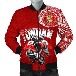 Alohawaii Jacket - Bomber Jacket Tongan Strong Polynesian Tattoo A77