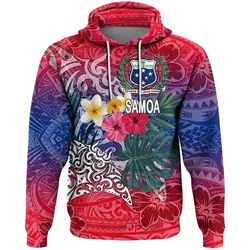 Alohawaii Clothing - Samoa Style Polynesian Tattoo Hoodie A94