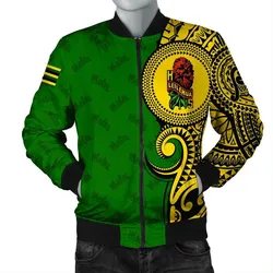 (Personalized) Hawaii - Leilehua High Tribal Kakau Bomber Jacket AH