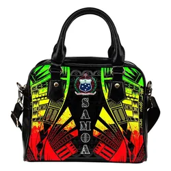 Samoa Shoulder Handbag - Polynesian Tattoo Reggae