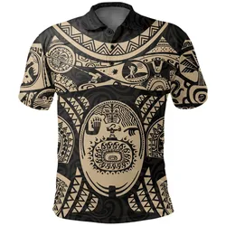 Hawaii Maui Tattoo Polo Shirt, Mini Maui Tattoo Golf Shirts