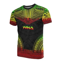 Chuuk All Over T Shirt - Chuuk Flag Wina Polynesian Tattoo Reggae