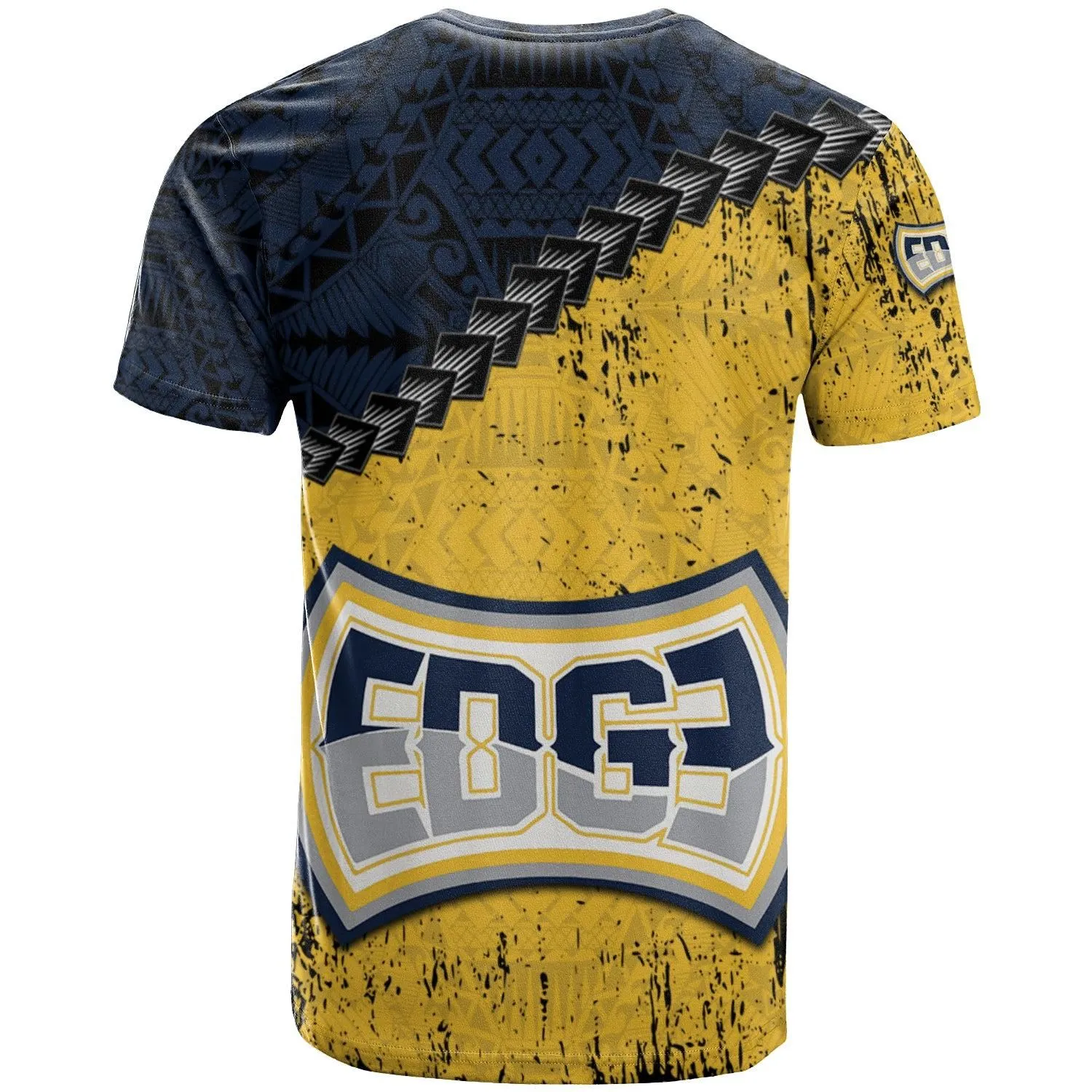 St. Johns Edge T-shirt Grunge Polynesian Tattoo - CA BASKETBALL