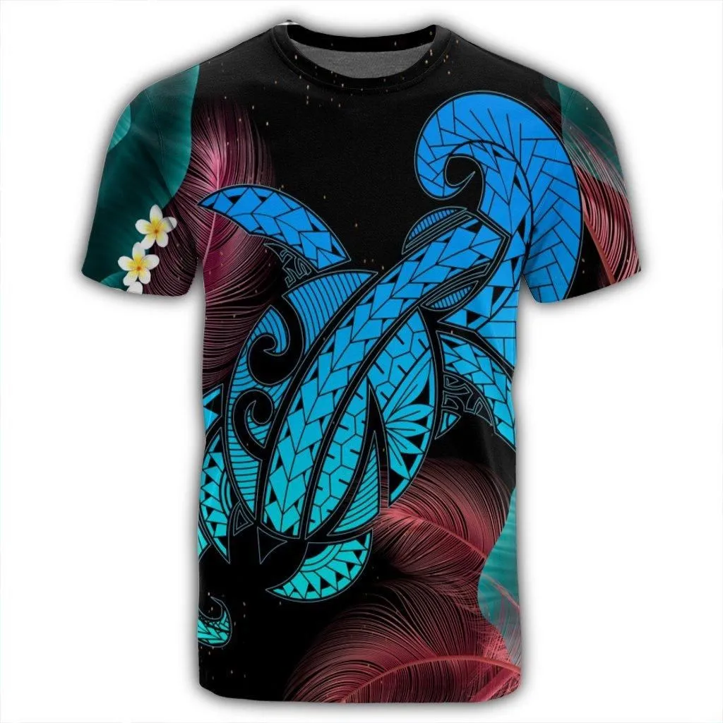 Hawaii Turtle Polynesian Tropical T-Shirt - Ghia Style - AH