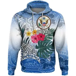 Alohawaii Clothing - Johnston Atoll Style Polynesian Tattoo Hoodie A94