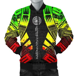 FamilyGater Jacket - Bomber Jacket American Samoa - Polynesian Tattoo Reggae - BN0110