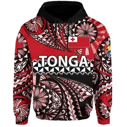Hoodie Tonga Polynesian Tattoo Tongan Tapa