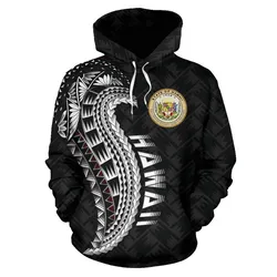 Hawaii Hawaii Tattoo Polynesian Wings Style A Unisex 3D Hoodie All Over Print Hfibpq