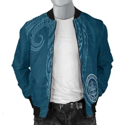 Palau Mens Bomber Jacket - Polynesian Style