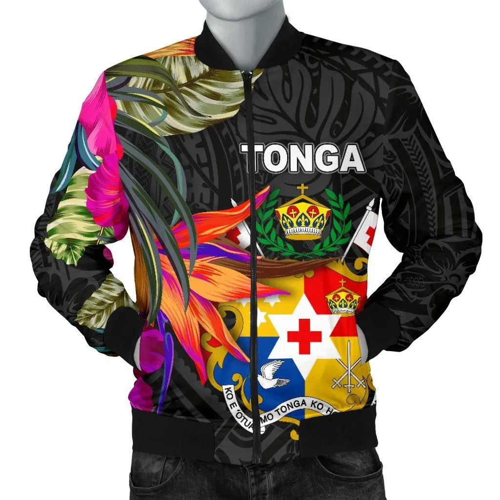 FamilyGater Jacket - Bomber Jacket Tonga - Polynesian Hibiscus Pattern - BN39