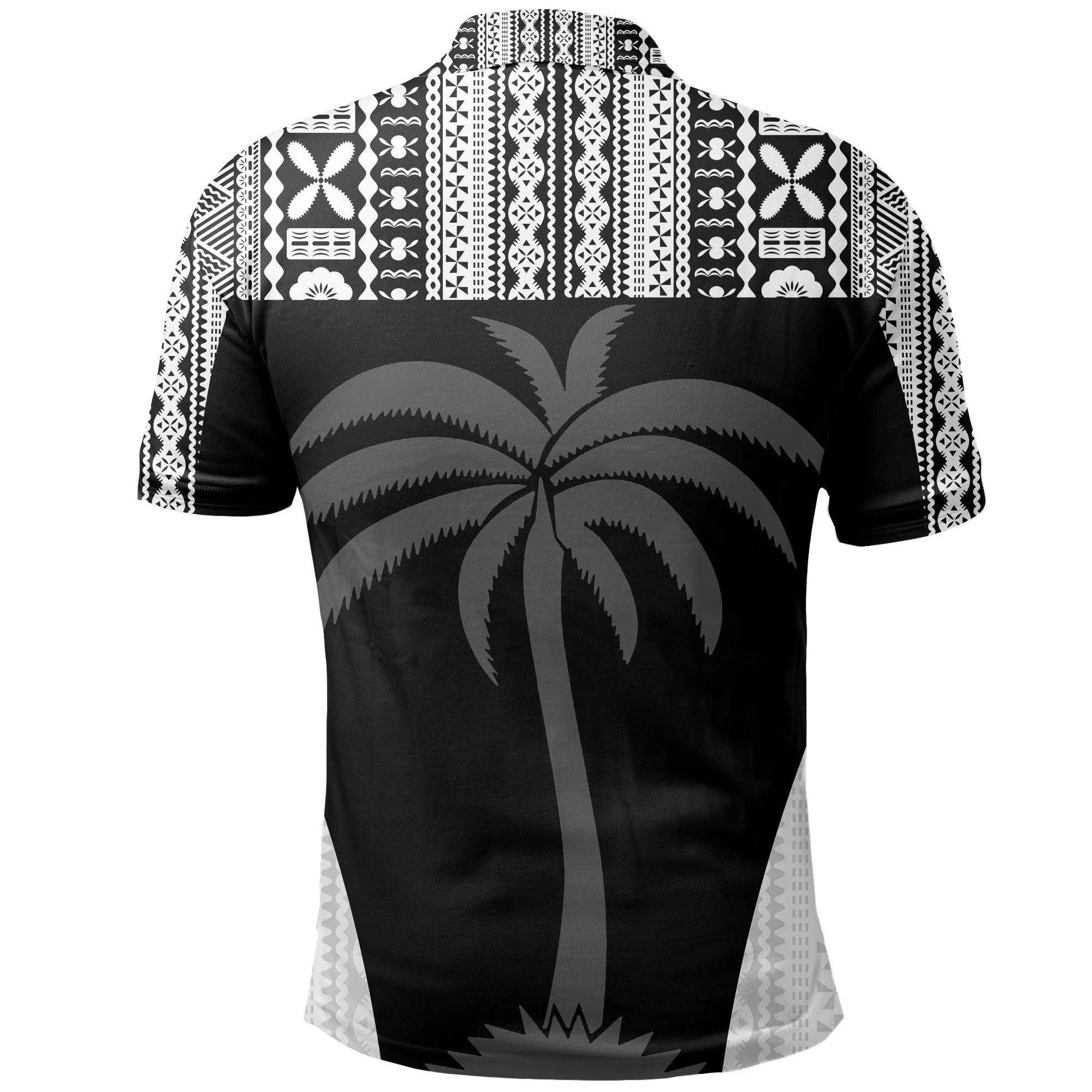 Fiji Polo Shirt - Rugby Palm Symbol