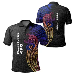 (Custom Personalised) Polynesian Day Polo Shirt Modern Style LT16
