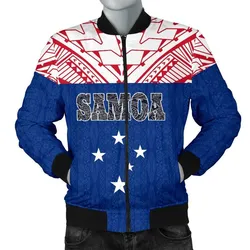 Samoa Mens Bomber Jacket - Polynesian Design