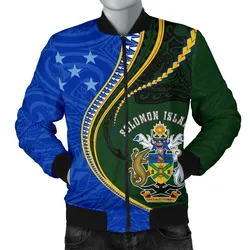 Solomon Islands Mens Bomber Jacket Kanaloa Tatau Gen SI