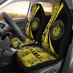Hawaii Coat Of Arm Polynesian Car Seat Cover | Universal Fit Car Seat Protector | Easy Install | Polyester Microfiber Fabric | CSC1332