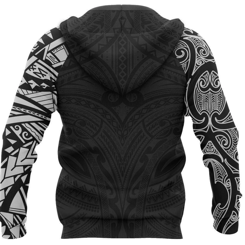 New Zealand Hoodie, Maori Polynesian Tattoo
