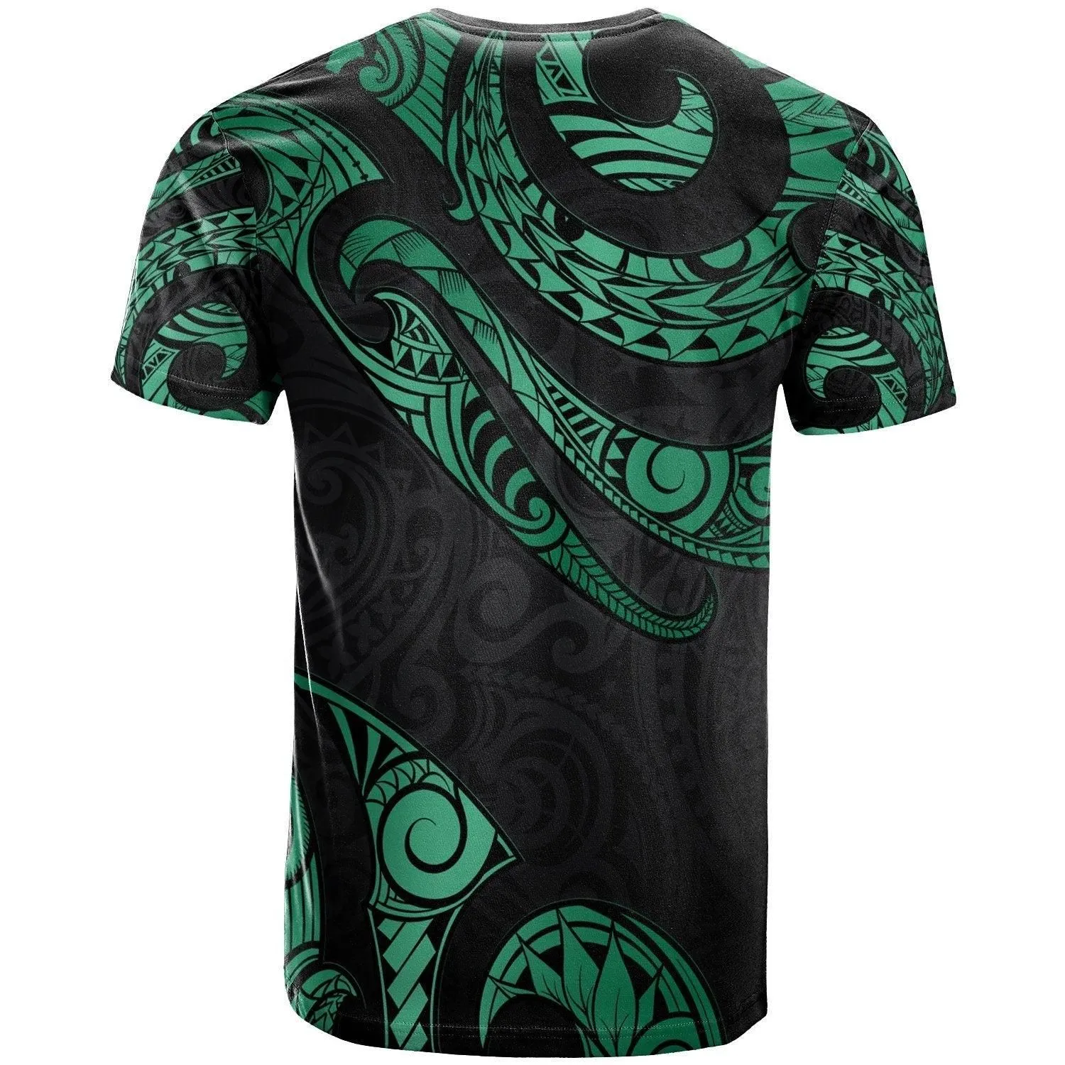 American Samoa Polynesian T Shirt - Poly Tattoo Green Version