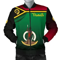Vanuatu Rugby Mens Bomber Jacket Proud Vibes