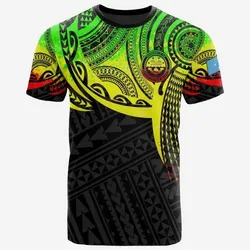 Federated States Of Micronesia T-Shirt - Reggae Tattoo Pattern
