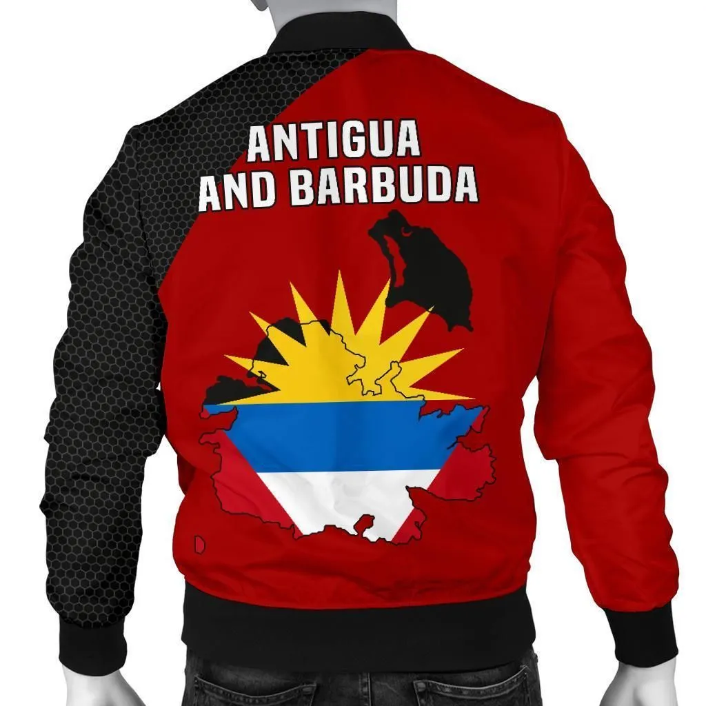 Antigua and Barbuda Bomber Jacket Map