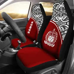 Alohawaii Accessories Car Seat Covers - Samoa Polynesian - Red Curve - BN11