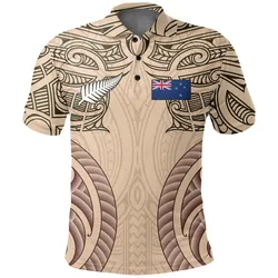 Polynesian Pride Polo Shirt - Haka Moko Rugby Aotearoa Polo Shirt