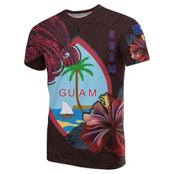 Guam All T-Shirt - Guam Hibiscus Polynesian TH45