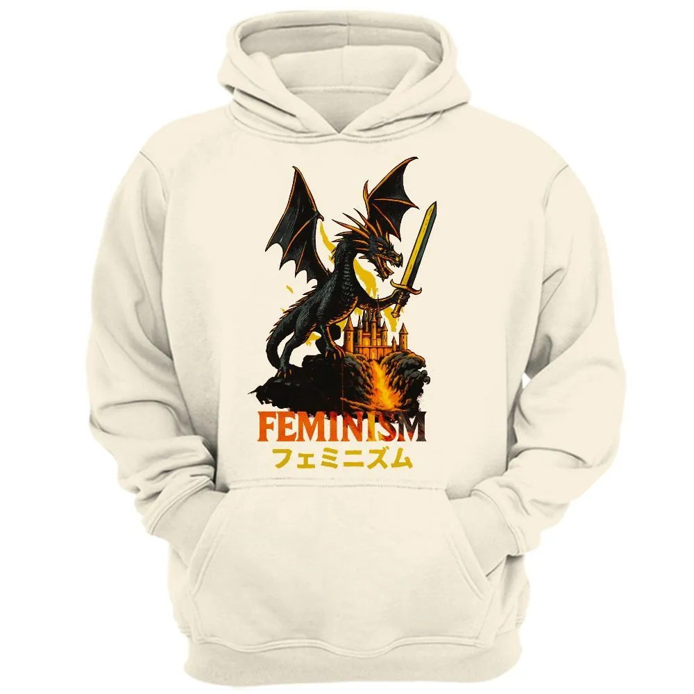 Dragon Feminism Fantasy Japanese Hoodie