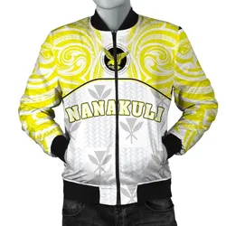 FamilyGater Jacket - Kanaka Nanakuli High School Men's Bomber Jacket \bDemodern Style AH JH