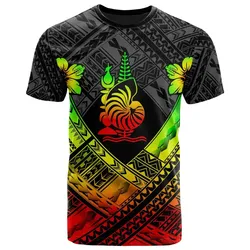 New Caledonia Polynesian T-Shirts - New Caledonia Reggae Seal Camisole Hibiscus Style - BN18