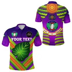 (Custom Personalised) Fiji Vuci Rugby Club Polo Shirt Creative Style - Purple LT8