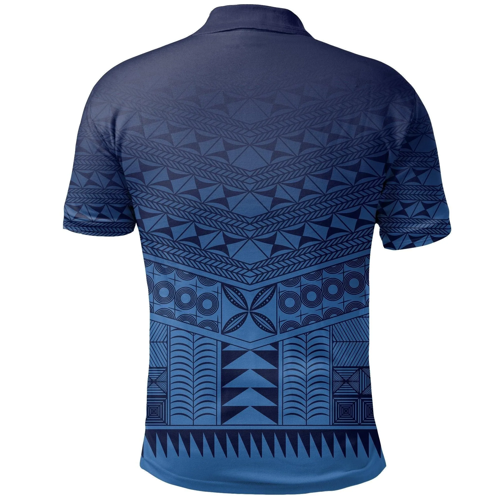 Niue Rugby Polo Shirt Blue