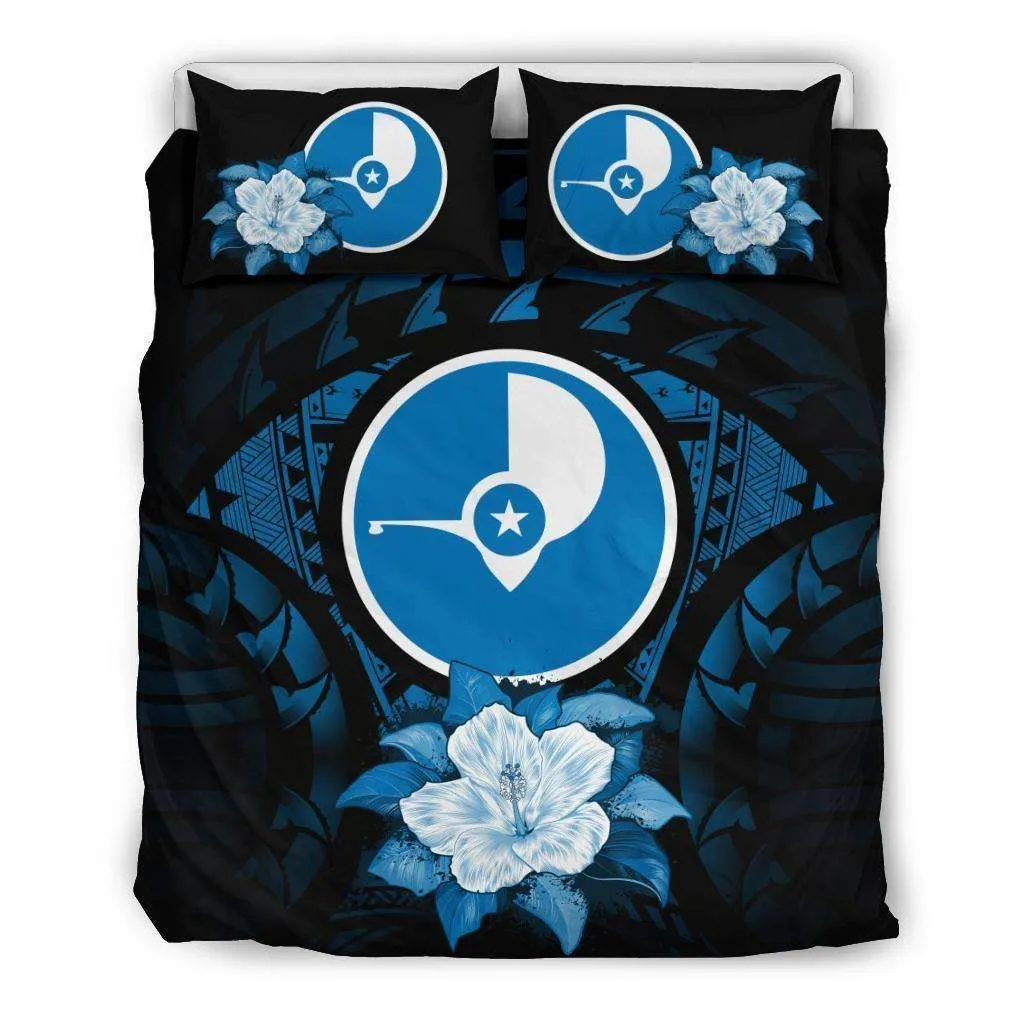 Yap Dark Blue Hibiscus Bedding Set A24 Dhc28111705Dd