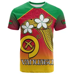 Vanuatu Novelty T Shirt Frangipani Tropical Spa Flower LT13